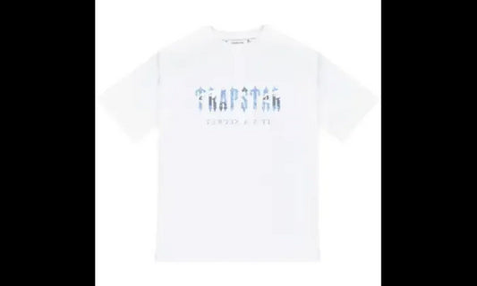 Trapstar Trapstar Decode Tee Camo Blue White - TRAP-DTCB-WHITE