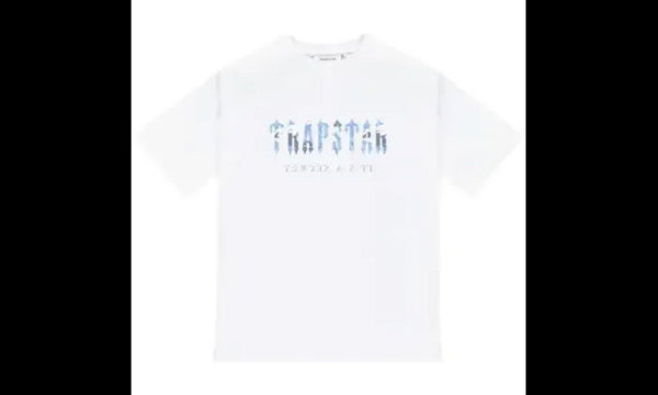 Trapstar Trapstar Decode Tee Camo Blue White - TRAP-DTCB-WHITE