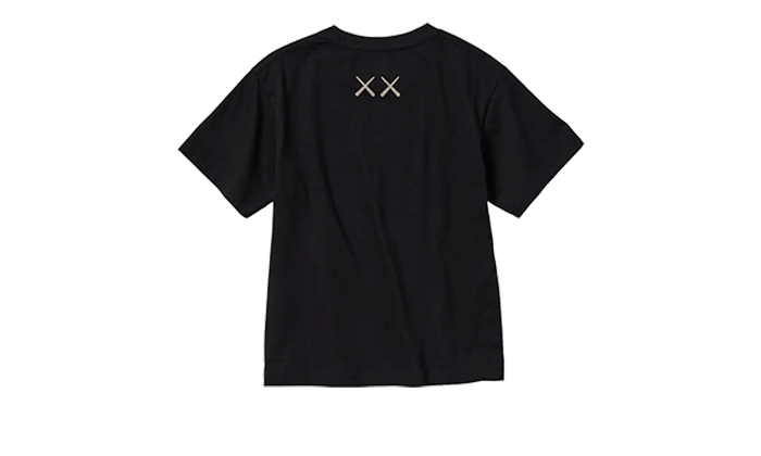 Uniqlo Uniqlo T-Shirt KAWS Black Graphic - 467775